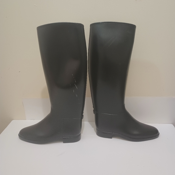 Cottage Craft Black Rubber Lined Equestrian Boots Women's Size 39M (8.5 US) - Picture 5 of 15